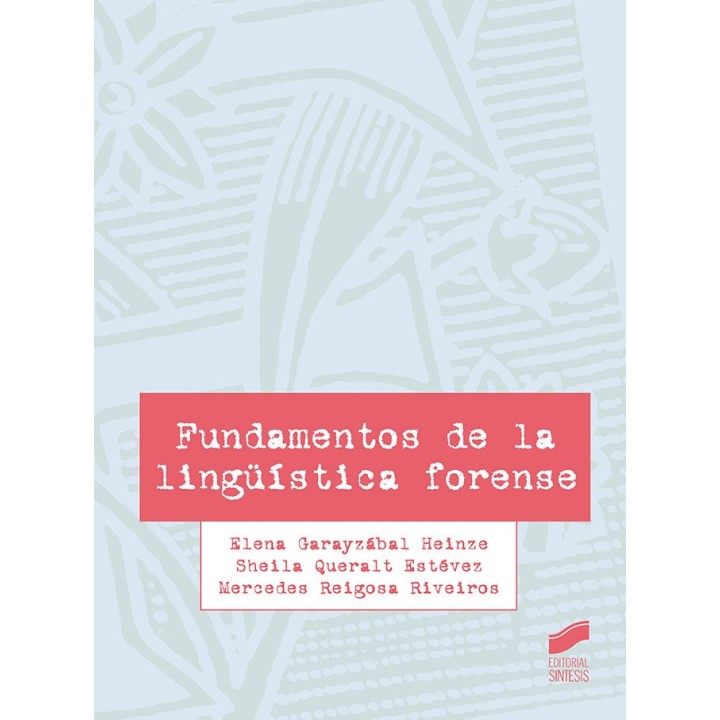 FUNDAMENTOS DE LA LINGUISTICA FORENSE