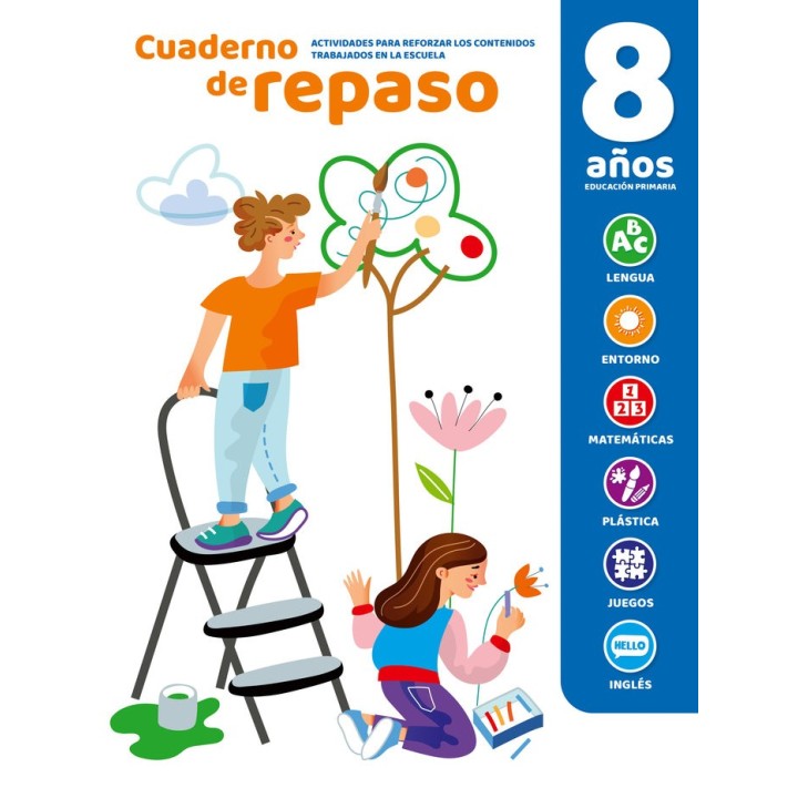 CUADERNO LUMINISCENTE 8 AÑOS
