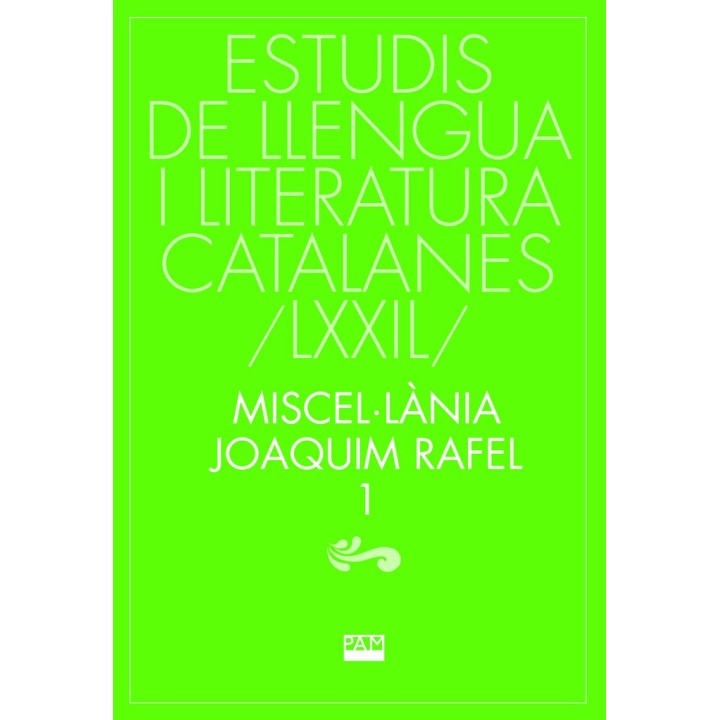 MISCELLANIA JOAQUIM RAFEL 1