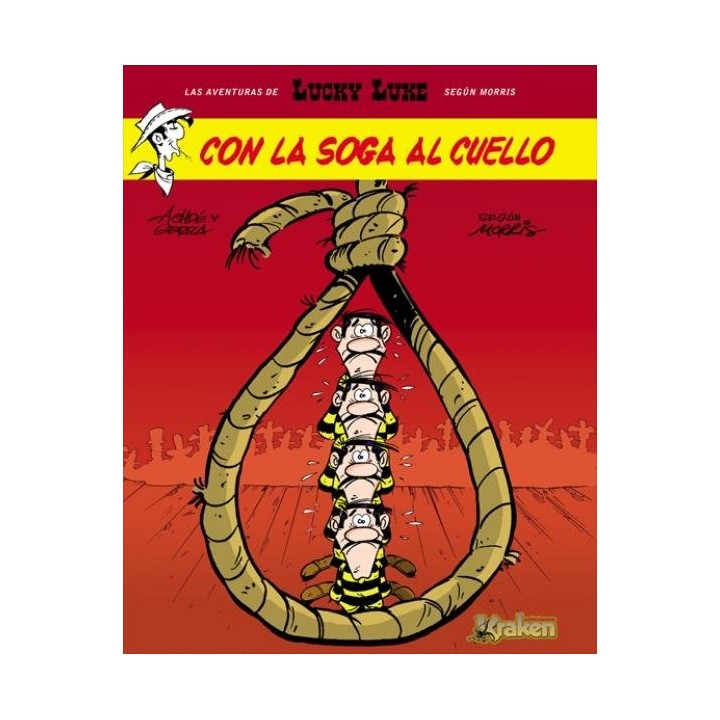 LUCKY LUKE CON LA SOGA AL CUELLO
