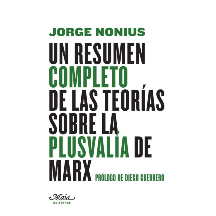 UN RESUMEN COMPLETO DE LAS TEORIAS SOBRE PLUSVALIA DE MAR
