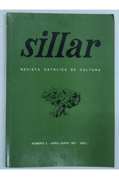 Sillar. Revista Catolica de Cultura.  Numero 2 Abril-Junio 1981 Año I