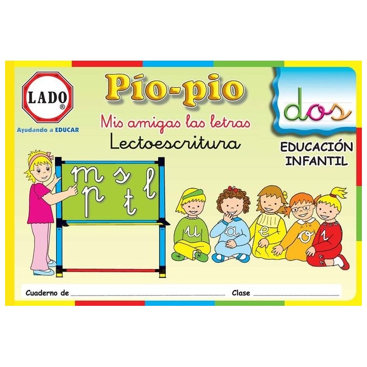 PIO PIO MIS AMIGAS LAS LETRAS 2 LECTOESCRITURA CONSONANTES