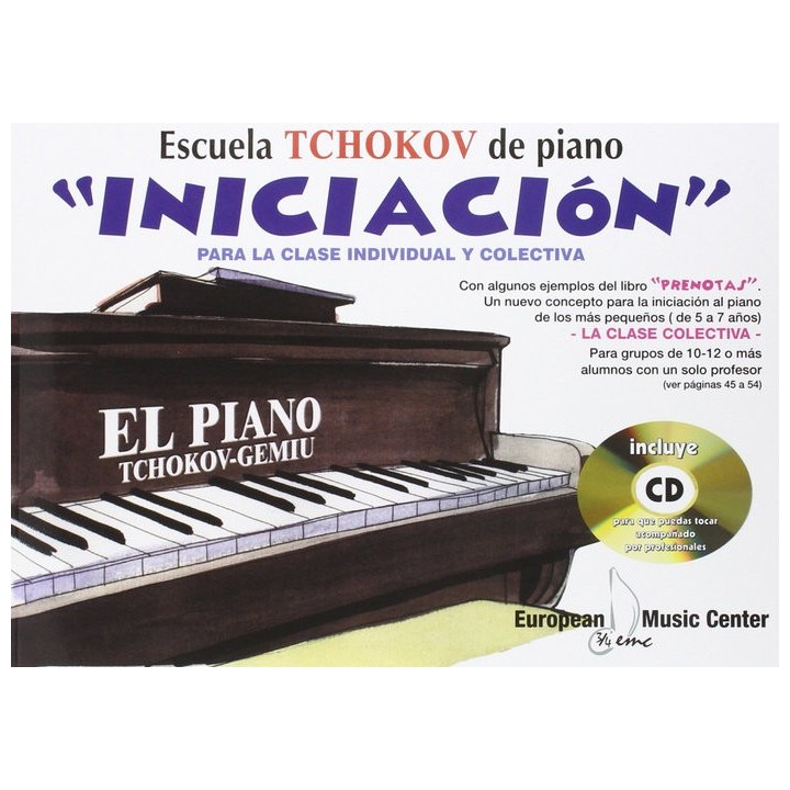 PIANO INICIACION TCHOKOV LIBRO+CD