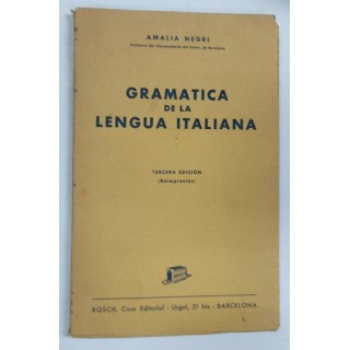 Gramática de la lengua italiana