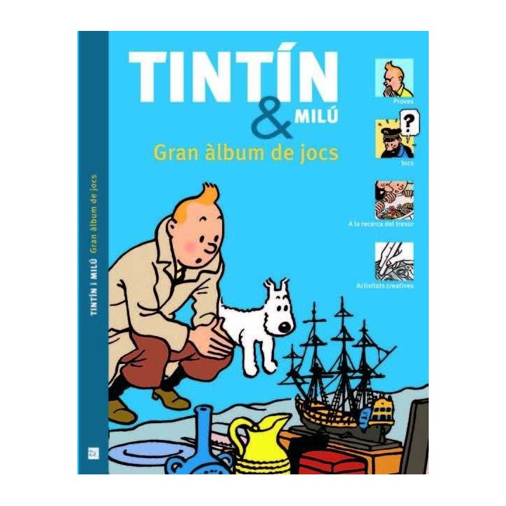 TINTIN Y MILU GRAN ALBUM DE JOCS - CAT