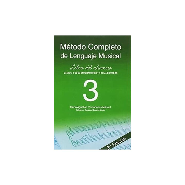 METODO COMPLETO DE LENGUAJE MUSICAL 3º NIVEL LIBRO DEL ALUMN