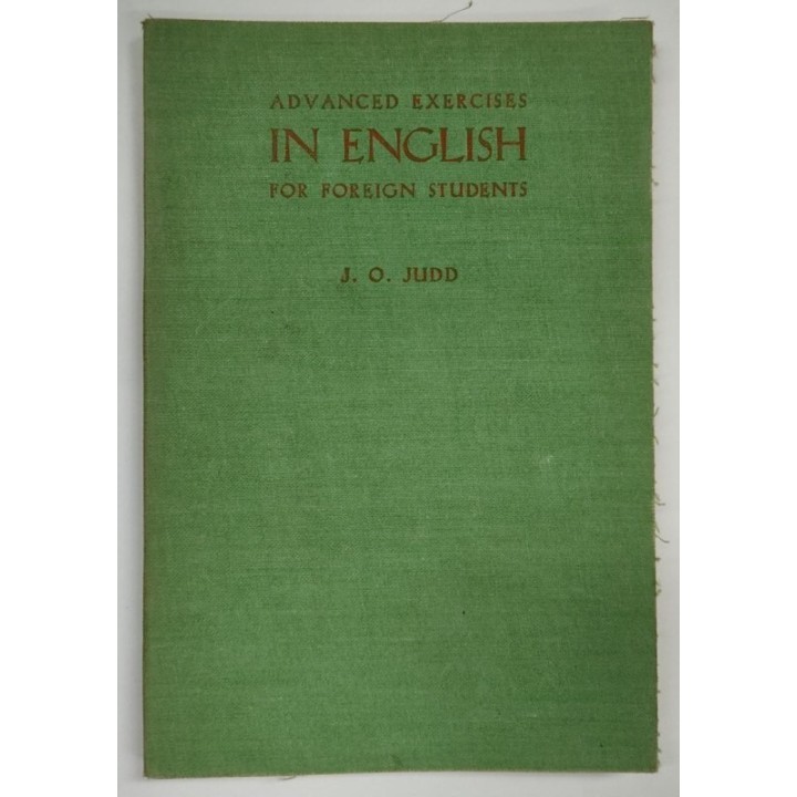 Advanced Exercises in English for foreign Students