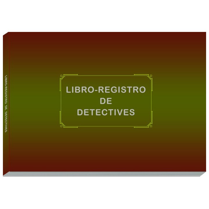 LIBRO REGISTRO DE DETECTIVES