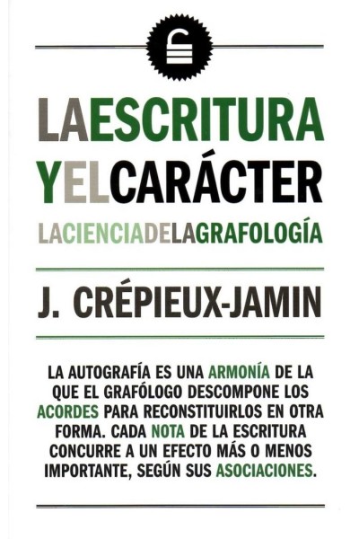 ESCRITURA Y EL CARACTER,LA