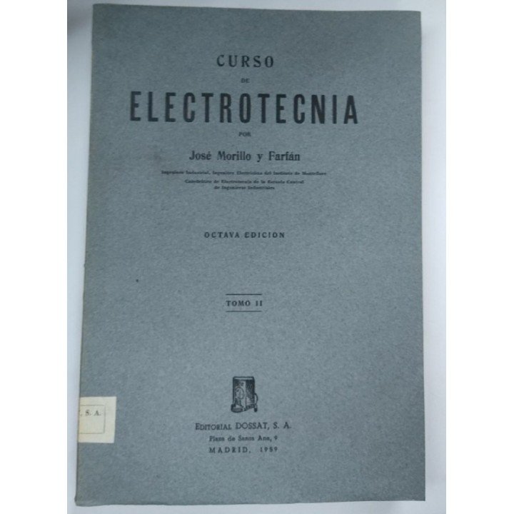 Curso de electrotecnia. Tomo II