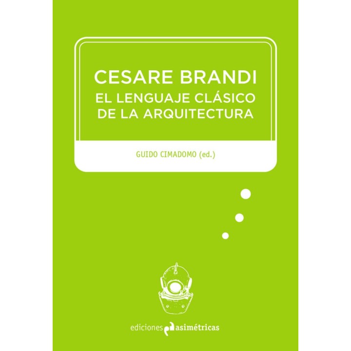 CESARE BRANDI EL LENGUAJE CLASICO DE LA ARQUITECTURA