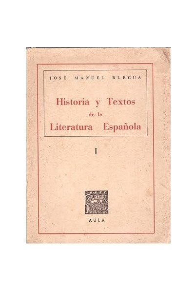 Historia de la Literatura Española (I)