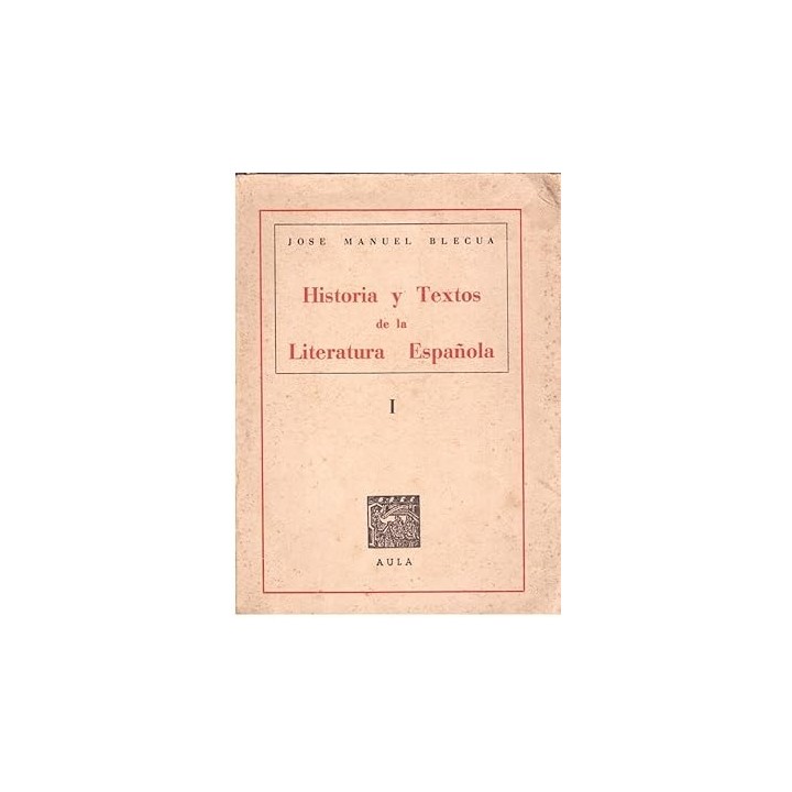 Historia de la Literatura Española (I)