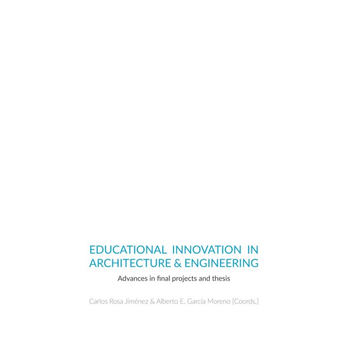 EDUCATIONAL INNOVATION IN ARCHITECTURE ENGINEERING