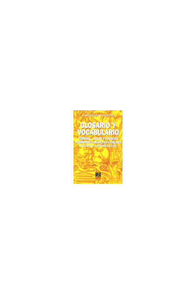 GLOSARIO Y VOCABULARIO ESP/ING/FRANCES