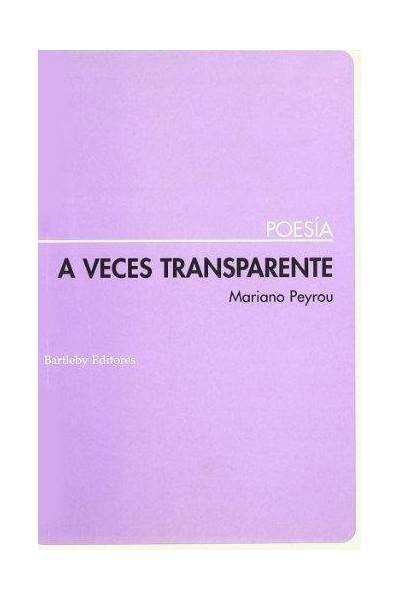 A VECES TRANSPARENTE