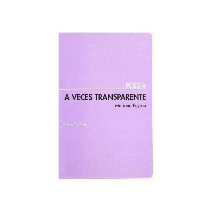 A VECES TRANSPARENTE