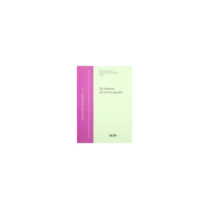 DE HISTORIA DE LA LEXICOGRAFIA