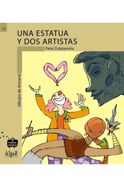 UNA ESTATUA Y DOS ARTISTAS