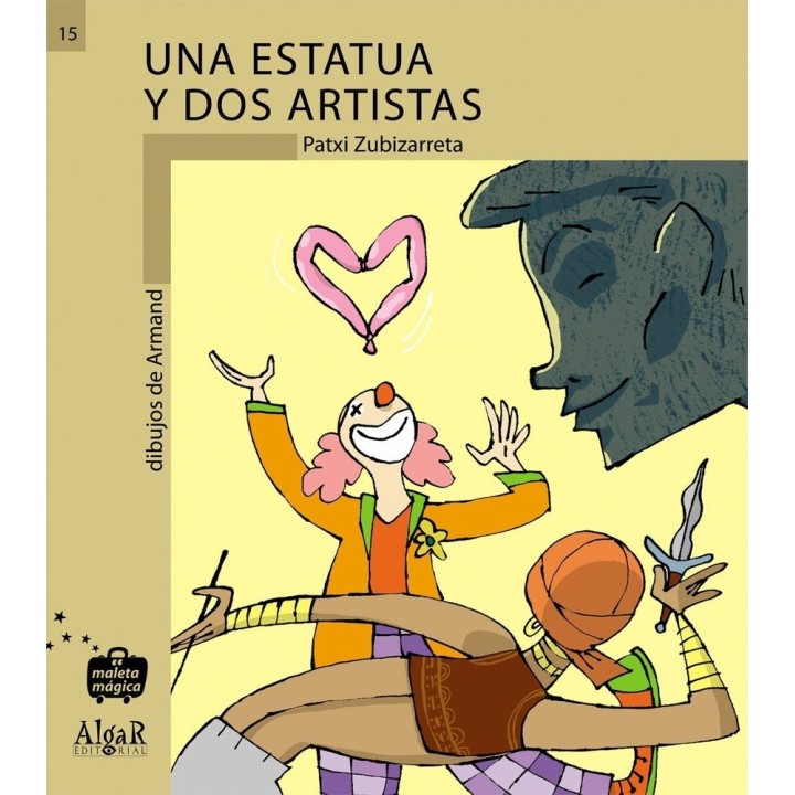 UNA ESTATUA Y DOS ARTISTAS