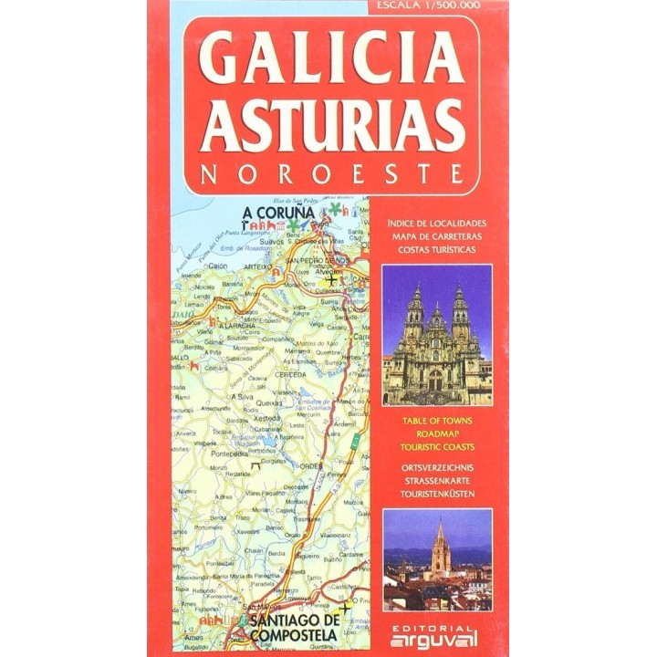 MAPA GALICIA-ASTURIAS NOROESTE