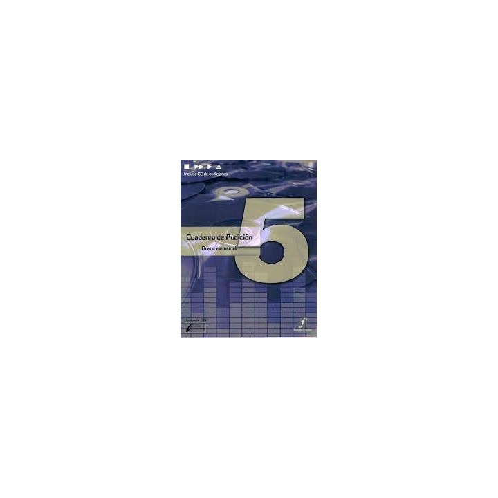 CUADERNO DE AUDICION 5 CD GRADO ELEMENTAL