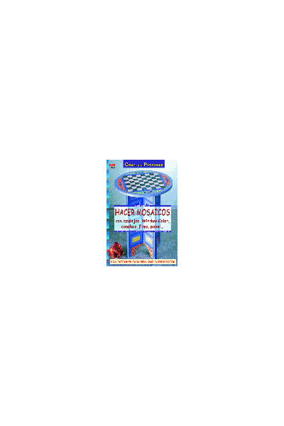 HACER MOSAICOS CON AZULEJOS WINDOW COLOR CONCHAS FIMO PAPEL