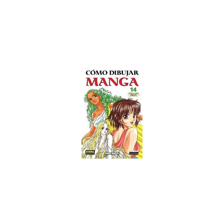 COMO DIBUJAR MANGA 14 CHICAS DEL MUNDO