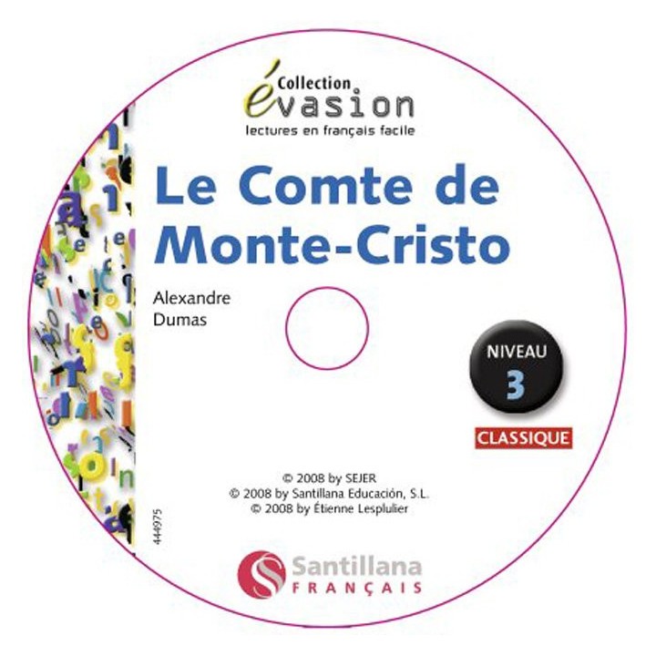 COMTE MONTE CRISTO,LE+CD EVASION 3 PACK