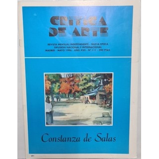CRITICA DE ARTE. Revista mensual independiente. Nueva época, difusión nacional e internacional. Núm.111