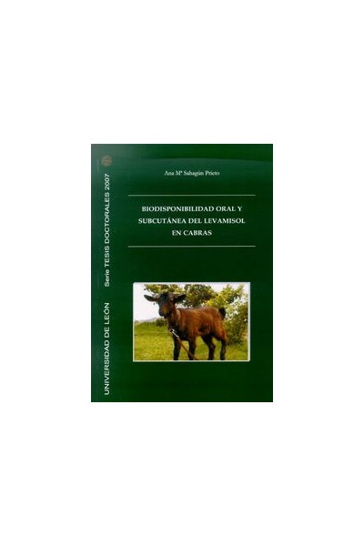 BIODISPONIBILIDAD ORAL Y SUBCUTANEA DEL LEVAMISOL EN CABRAS