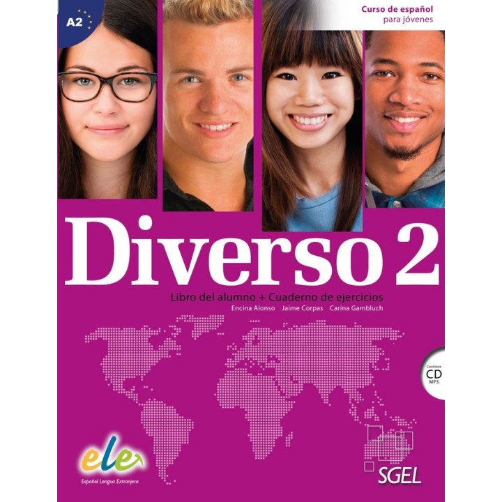 DIVERSO 2 (LIBRO ALUMNO + CUADERNO DE EJERCICIOS) + CD