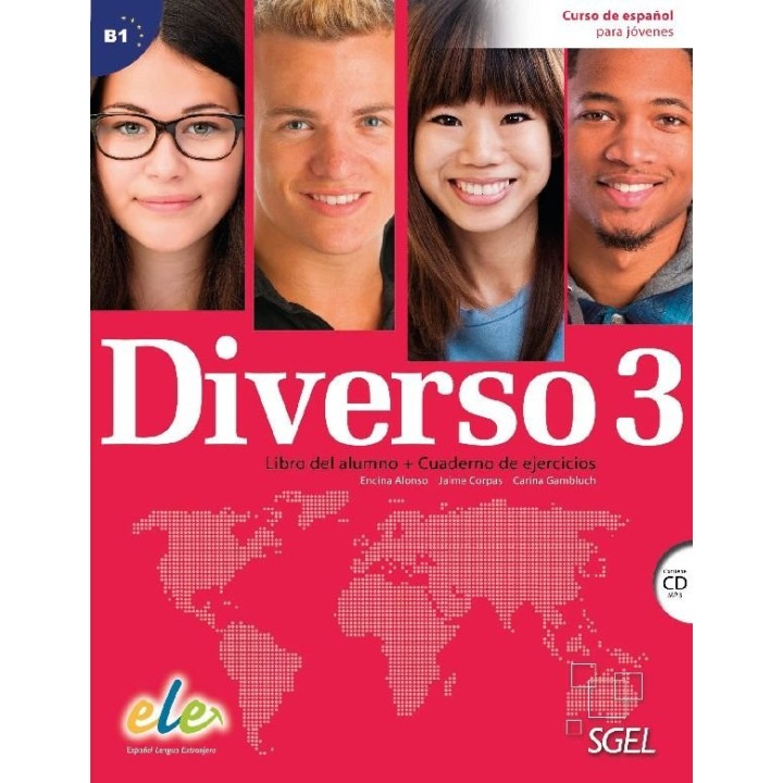 DIVERSO 3 (ALUMNO+EJERCICIOS+AUDIO)(B1)