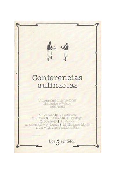 Conferencias culinarias. Universidad Internacional Menéndez y Pelayo 1981-1982