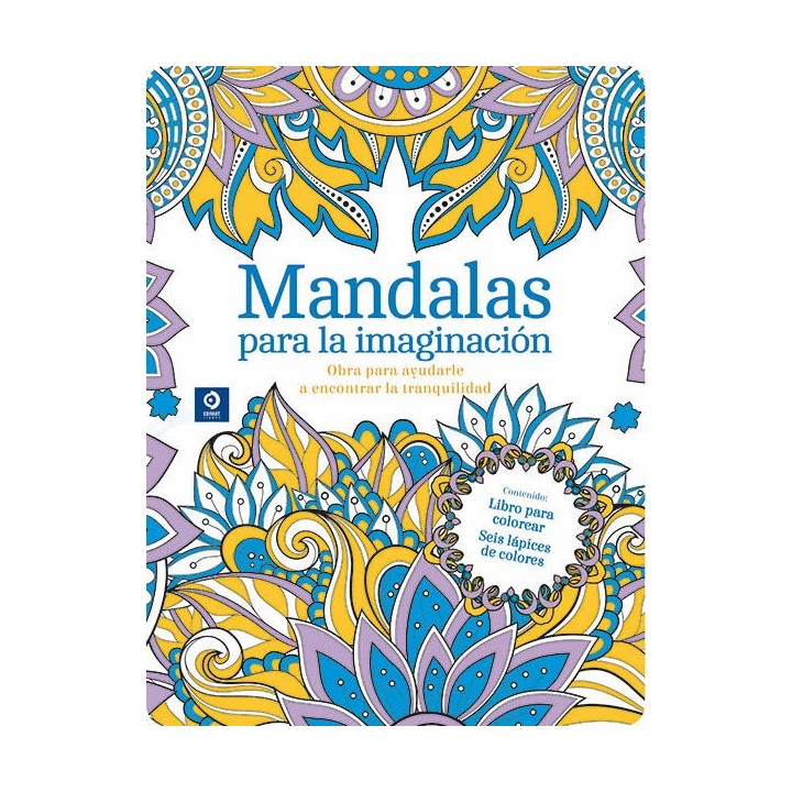 MANDALAS PARA LA IMAGINACION LATA + LAPICES