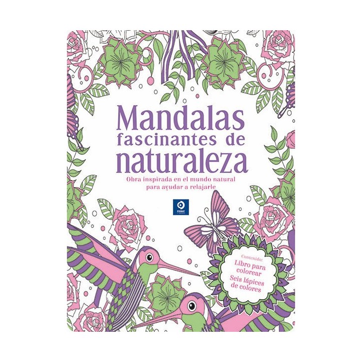 MANDALAS FASCINANTES DE NATURALEZA LATA + LAPICES