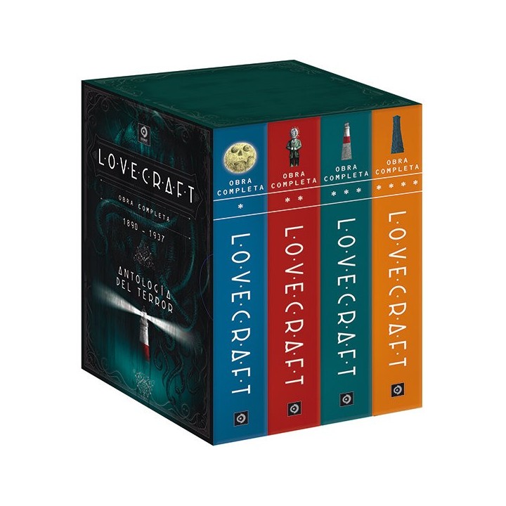 ESTUCHE H.P. LOVECRAFT OBRA COMPLETA 4 VOLUMENES