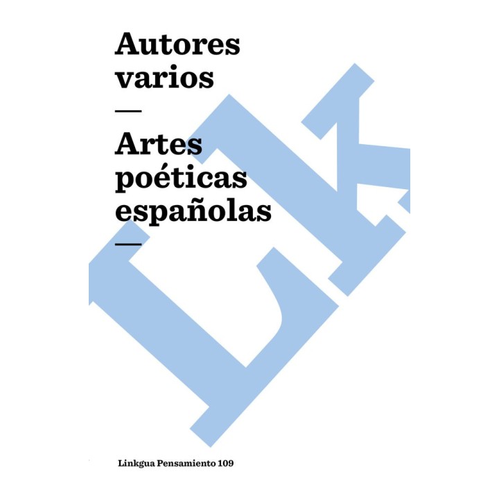 ARTES POÉTICAS ESPAÑOLAS
