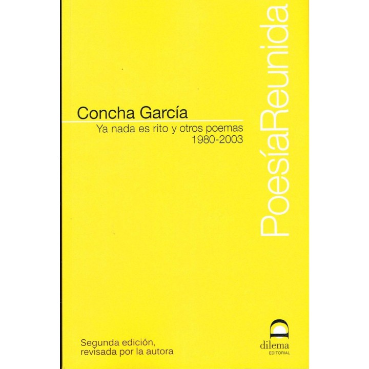 YA NADA ES RITO Y OTROS POEMAS 1980-2003
