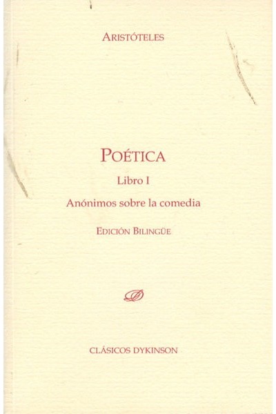 POETICA. LIBRO I. ANONIMOS SOBRE LA COMEDIA.
