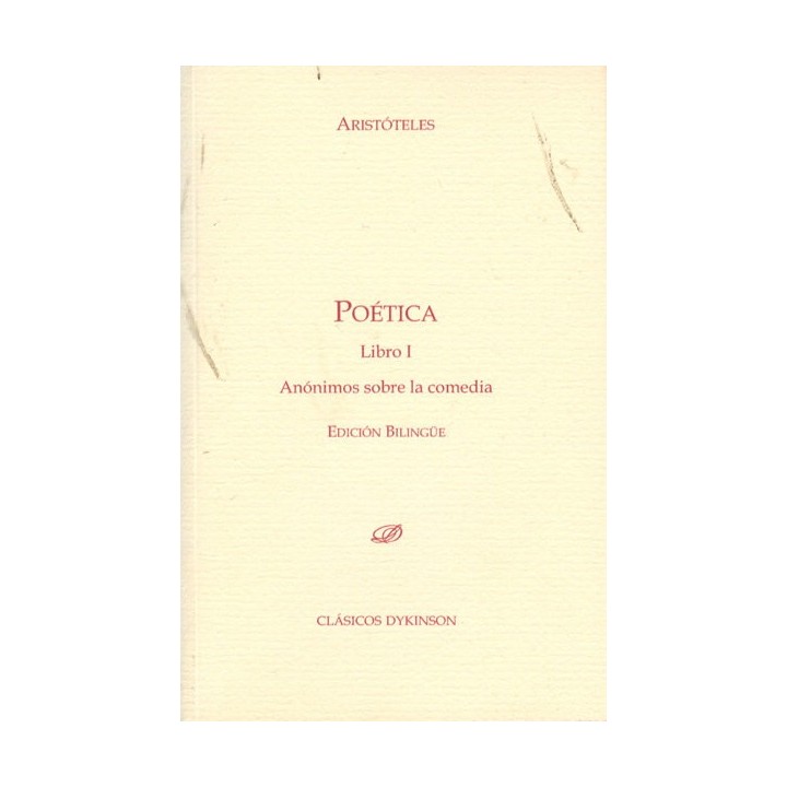 POETICA. LIBRO I. ANONIMOS SOBRE LA COMEDIA.