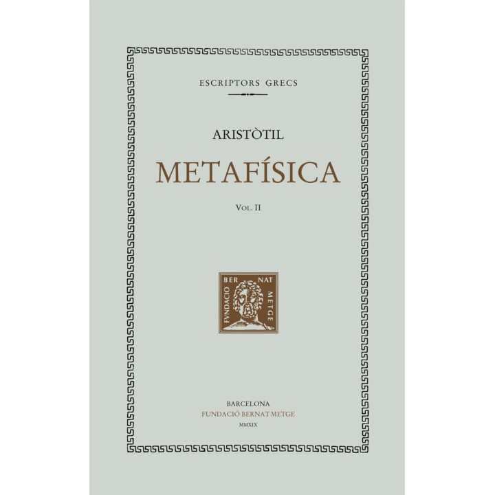 METAFISICA, VOL II - RUSTICA