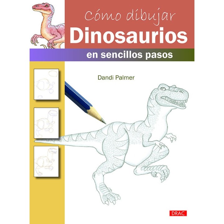 COMO DIBUJAR DINOSAURIOS EN SENCILLOS PASOS