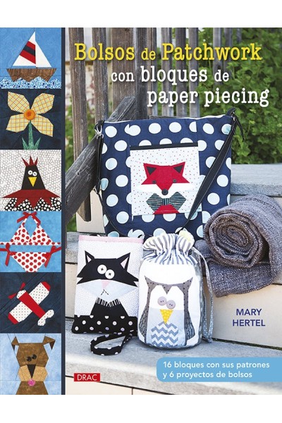 BOLSOS EN PARCHWORK CON BLOQUES DE PAPER PIECING