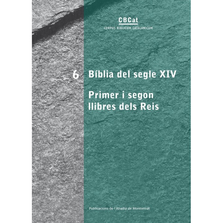 BIBLIA DEL SEGLE XIV. PRIMER I SEGON LLIBRES DELS REIS