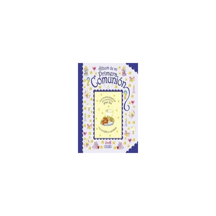 ALBUM DE MI PRIMERA COMUNION AZUL