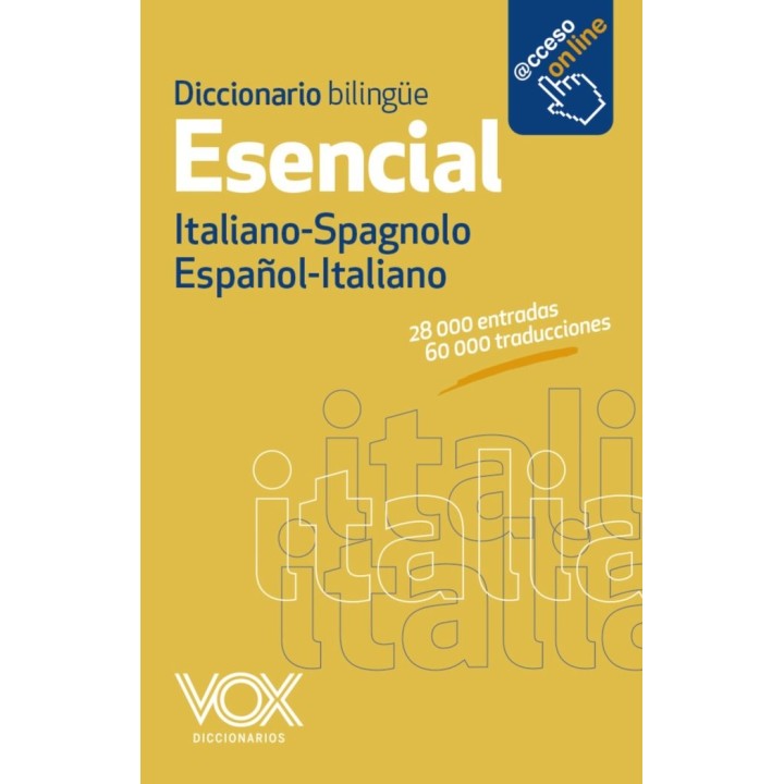 DIC.ESENCIAL ESPAÑOL-ITALIANO/ITALIANO-SPAGNOLO 3ªED.