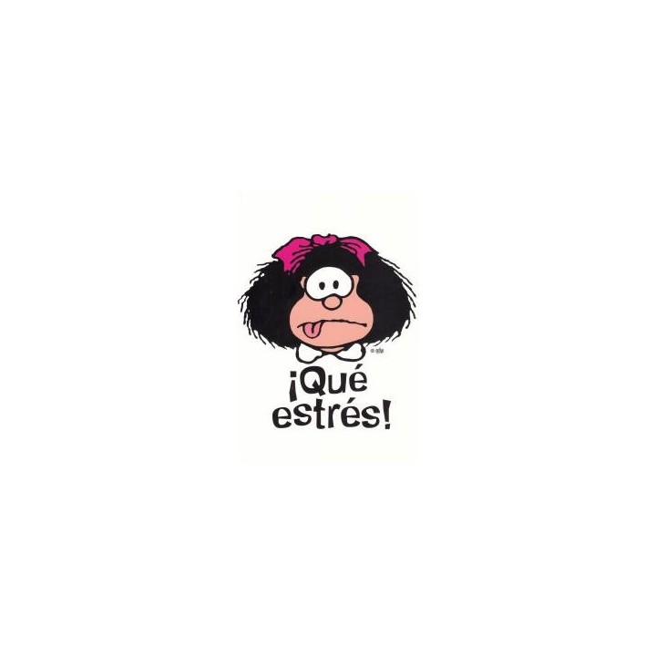 MAFALDA QUE ESTRES CUADERNO GRANDE