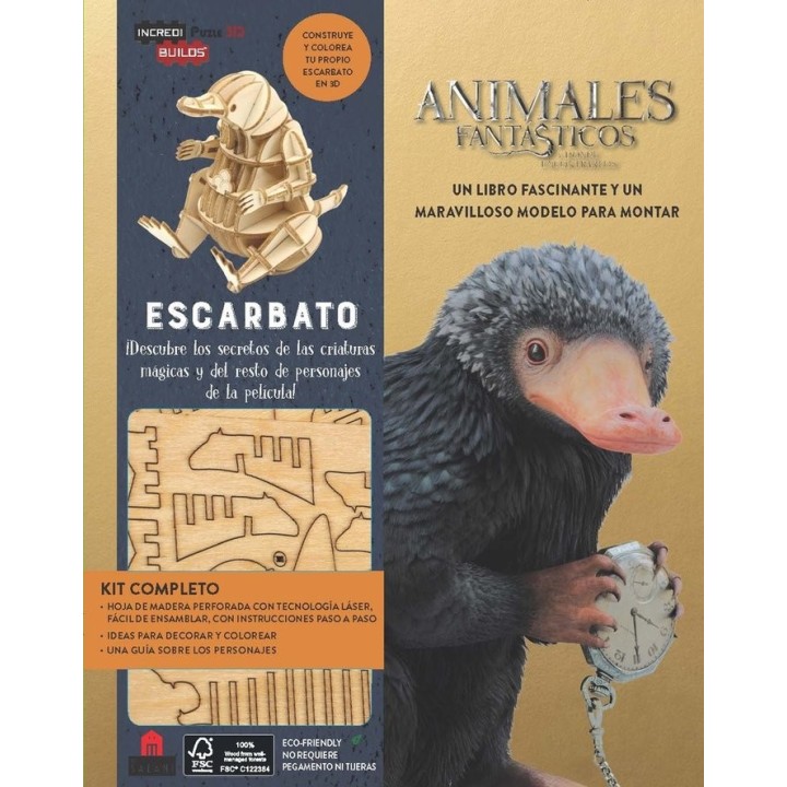 INCREDIBUILDS ANIMALES FANTASTICOS ESCARBATO